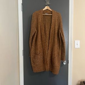 Long sweater cardigan